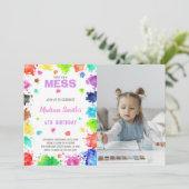  schilderuitnodiging kaart (Staand voorkant)