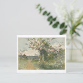  schilderveer met kersenbloesems briefkaart (Staand voorkant)