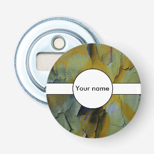 Schilderverf Button Flesopener
