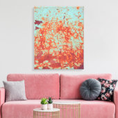 Schilderverf en roestvrij Abstract Canvas Afdruk (Insitu (Woonkamer))