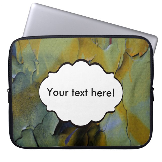 Schilderverf Laptop Sleeve (Voorkant)