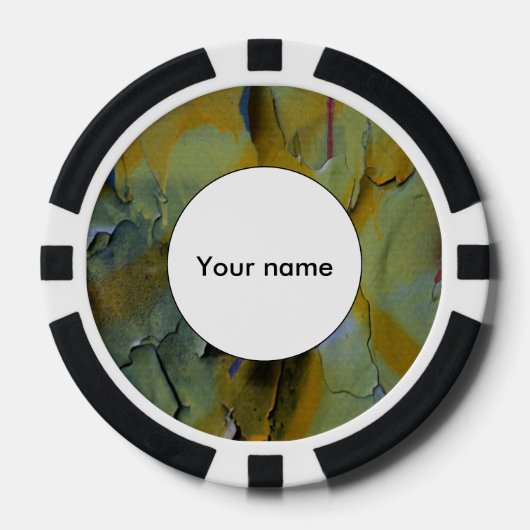 Schilderverf Poker Chips (Voorkant)