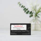 Schilderverf Roller verven Visitekaartje (Staand voorkant)