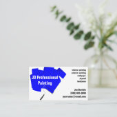 Schilderverf Roller verven Visitekaartje (Staand voorkant)