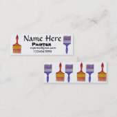 schildervisitekaartjes mini visitekaartje (Voorkant / Achterkant)