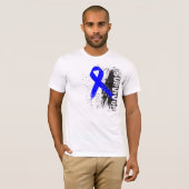 Schildervormig ontwerp - Colon Cancer Survivor T-shirt (Voorkant volledig)