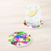 Schildervormig vormig vormig vormig vormig zandsteen onderzetter (Zijkant)