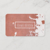 Schilderwand, schilder en decorator visitekaartje (Voorkant)