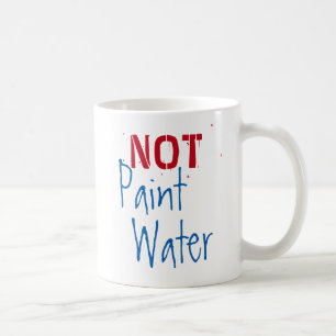 Schilderwater NIET Schilderwater voor Artist Humor Koffiemok
