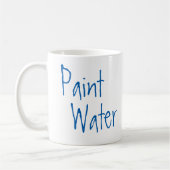 Schilderwater NIET Schilderwater voor Artist Humor Koffiemok (Links)