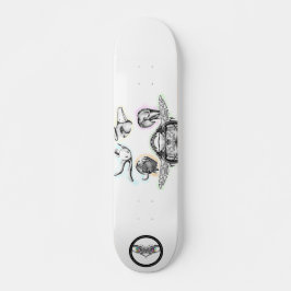 Schildflesje Elephant Beer Bird Octopus line art t Persoonlijk Skateboard