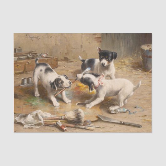 Schildgeschil door Carl Reichert Tissuepapier (Voorkant)