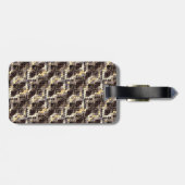 Schildhuid, Python, Anaconda, huid, reptiel, croco Bagagelabel (Achterkant horizontaal)