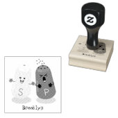 Schildklier, cartoon, rubber rubberstempel (Gestempeld)
