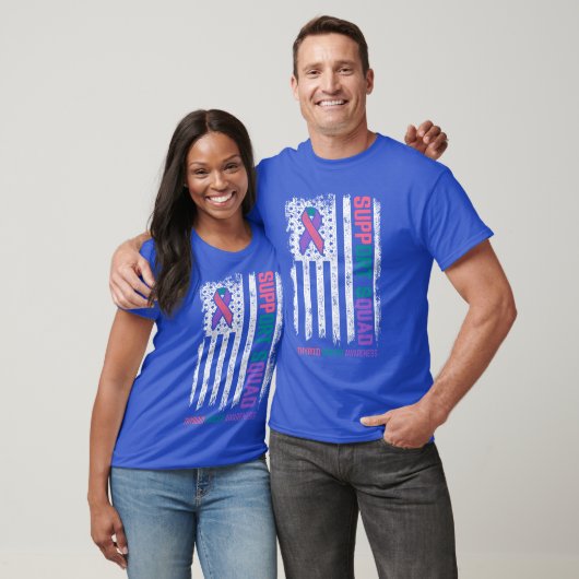 Schildklier Shirts Steun Team Schildklier Bewustzi (Unisex)