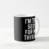 Schildklierchirurgie herstel Thyroïdectomie Kanker Koffiemok (Voorkant rechts)