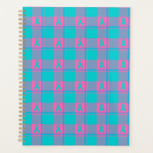 Schildklierkanker Bewustzijns Plaid Teal Lint