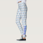 Schildklierkanker Bewustzijnslint Engel Leggings (Links)