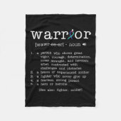 Schildklierkanker bewustzijnsondersteunend lint fleece deken (Voorkant)