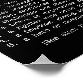 Schildklierkanker bewustzijnsondersteunend lint poster (Hoek)