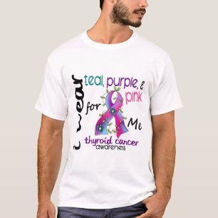 Schildklierkanker Ik Draag lint voor mij 43 T-shirt