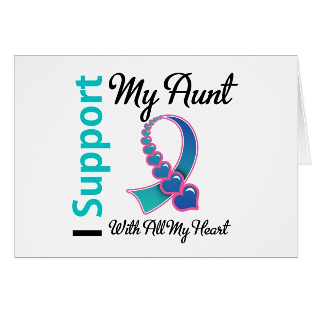 Schildklierkanker Ik steun mijn tante (Voorkant Horizontaal)