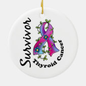 Schildklierkanker Overleving 15 Keramisch Ornament (Achterkant)