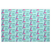 Schildklierkanker: Vecht voor de Cure! Stof (Fat Quarter)