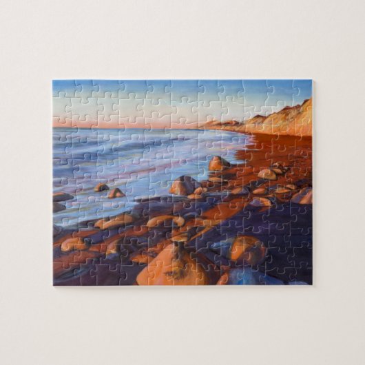 Schildklierstrand Shoreline Jigzaag Puzzle Legpuzzel (Horizontaal)