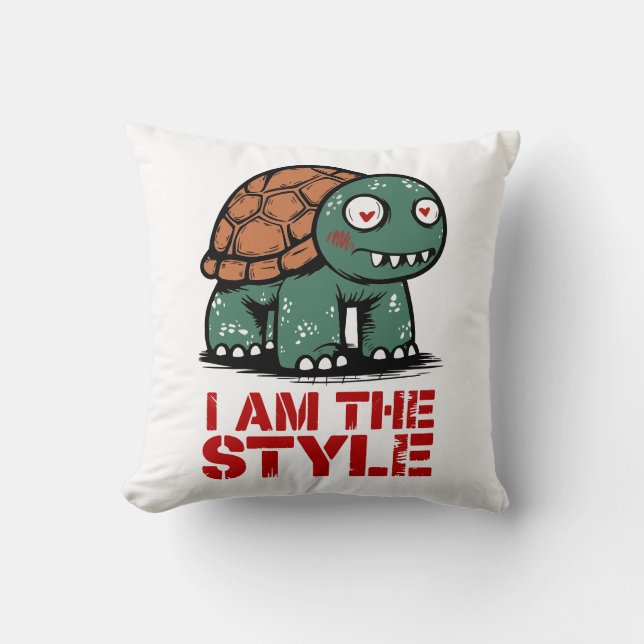 Schildkröte I am the style Kussen (Voorkant)