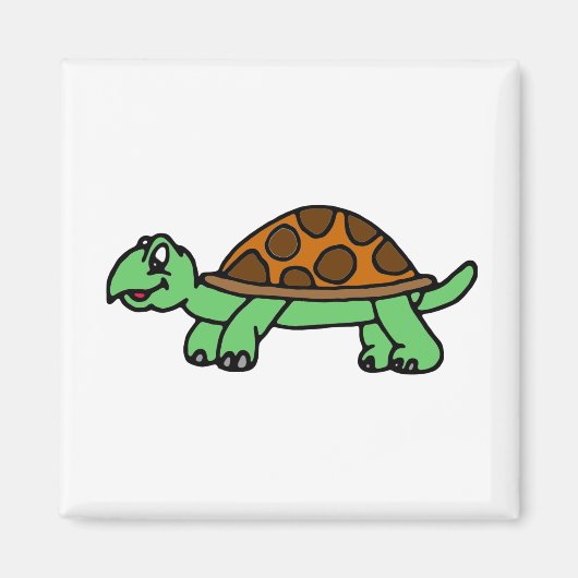 Schildkröte Lustig Magneet (Voorkant)