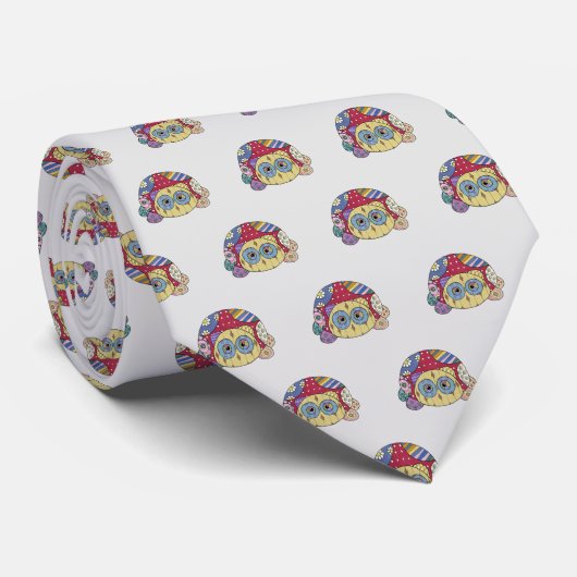 Schildkröte Stropdas (Opgerold)