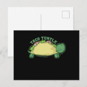 Schildkröte Taco Turtle Briefkaart (Voorkant / Achterkant)