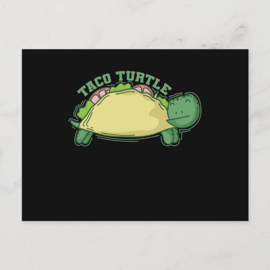 Schildkröte Taco Turtle Briefkaart (Voorkant)