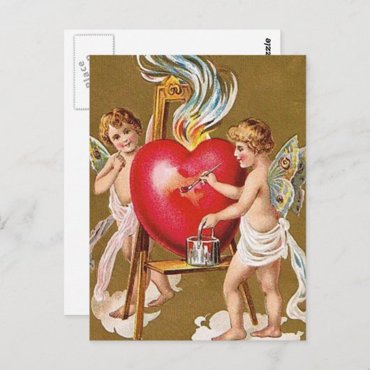 Schildliefde Briefkaart (Voorkant / Achterkant)