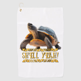 Schildpad 001 Shell Ja! Golfhanddoek