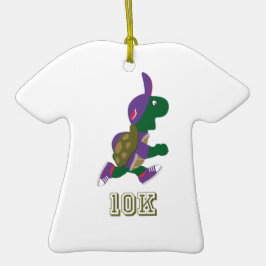 Schildpad 10.000 - Paars Keramisch Ornament