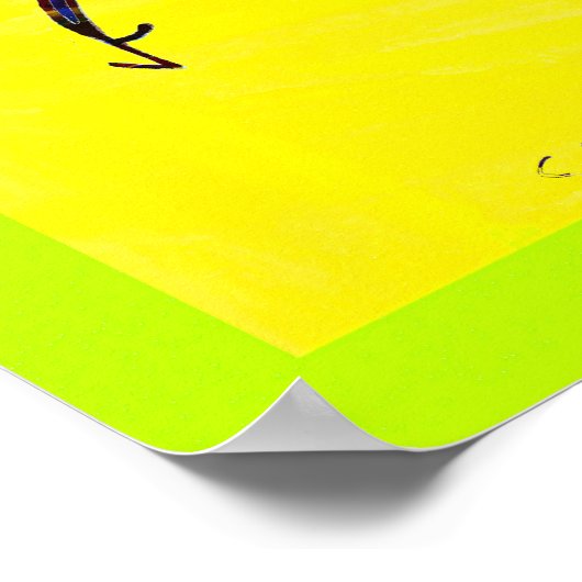 Schildpad 18 x 24 poster (Hoek)