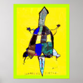 Schildpad 18 x 24 poster (Voorkant)