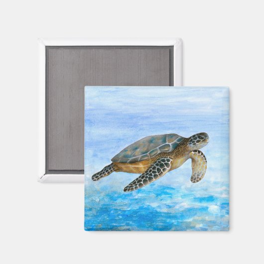 Schildpad 1 magneet (Voorkant / Achterkant)