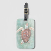 schildpad 2 bagagelabel (Voorkant (verticaal))