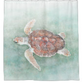 schildpad 2 douchegordijn (Voorkant)