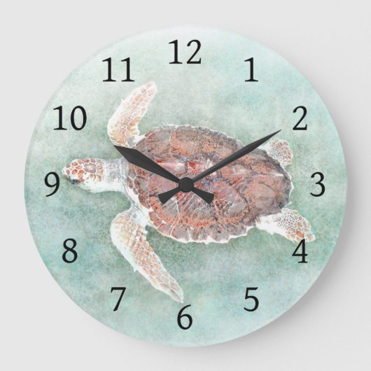 schildpad 2 grote klok (Voorkant)