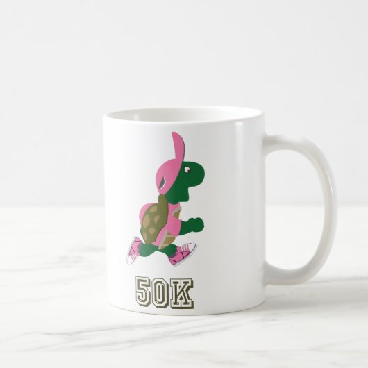 Schildpad 50.000 - Roze Koffiemok (Rechts)