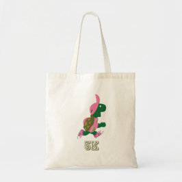 Schildpad 5K - Roze Tote Bag