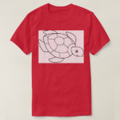 Schildpad 6 t-shirt (Design voorkant)