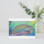 Schildpad 7 briefkaart (Staand voorkant)