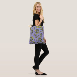 Schildpad Aarde Maan Maureen Girard Whimsical Tote Bag