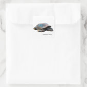 Schildpad afbeelding voor Square-Stickers-Glossy Vierkante Sticker (Tas)