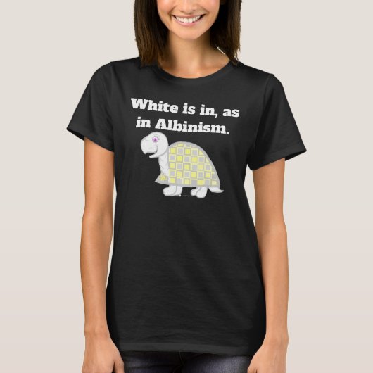 Schildpad Albinisme wit Albino Schildpad T-shirt (Voorkant)